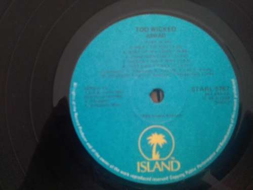 Aswad - Too Wicked  ( scarce 1990 SA released reggae LP NM )
