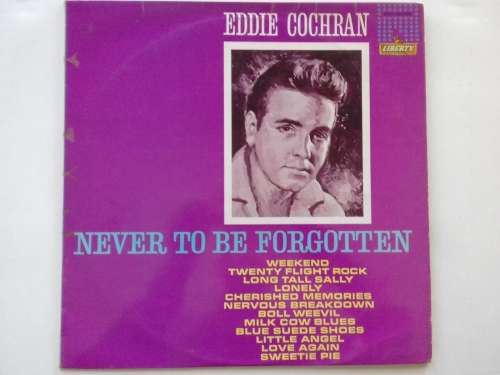 Eddie Cochran - Never to be Forgotten  ( Rare 1962 SA released LP  )