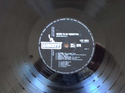 Eddie Cochran - Never to be Forgotten  ( Rare 1962 SA released LP  )