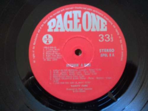 Vanity Fare  -  Hitchin` A Ride   ( Rare 1970 SA released LP EX )