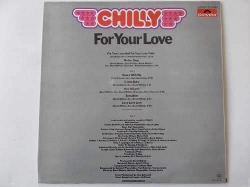 Chilly - For Your Love  ( 1978 SA released LP )