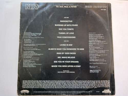 Kiss - Gene Simmons  ( Scarce 1978 SA released LP )