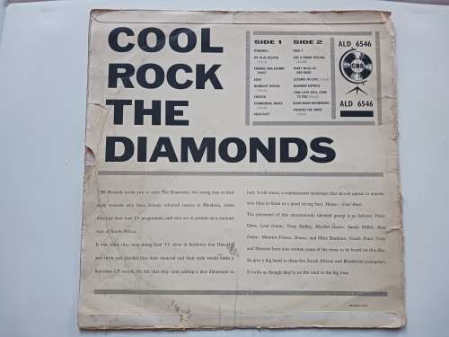 The Diamonds (16) - Cool Rock  ( Rare 1961 Rhodesian released LP)