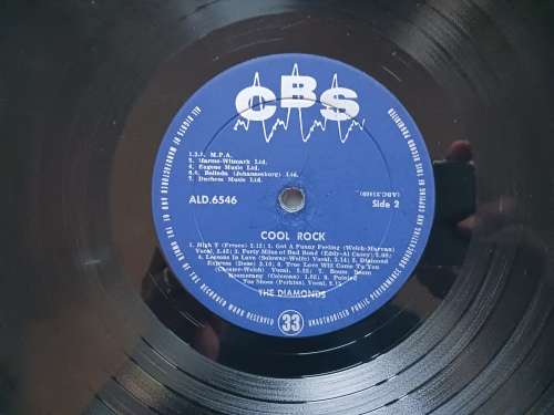 The Diamonds (16) - Cool Rock  ( Rare 1961 Rhodesian released LP)