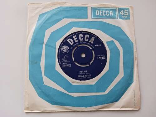 Small Faces - Hey Girl  ( 1966 UK 7` single record. )