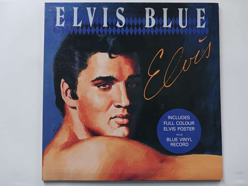 Elvis Presley - Elvis Blue   ( scare 1984 SA released Blue vinyl LP )