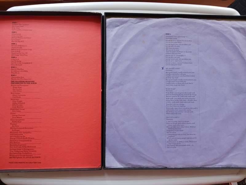 George Harrison -  All things must Pass ( 1970 UK box set,3 x LP`S )