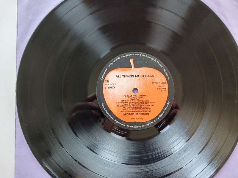 George Harrison -  All things must Pass ( 1970 UK box set,3 x LP`S )