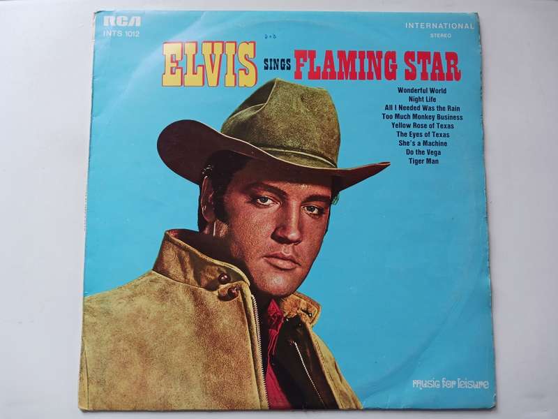 Elvis Presley - Elvis sings `Flaming Star`  ( scarce 1969 SA released LP )