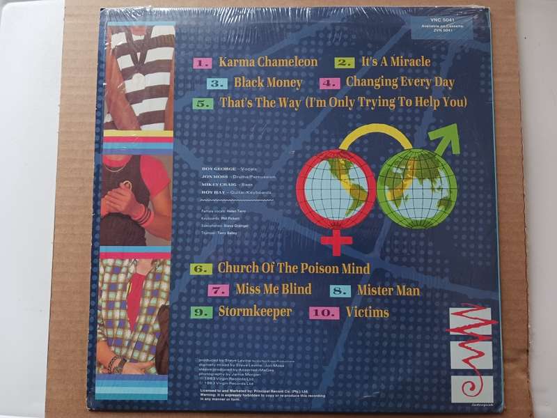 Culture Club - Colour BY Numbers  ( 1983 SA released LP )