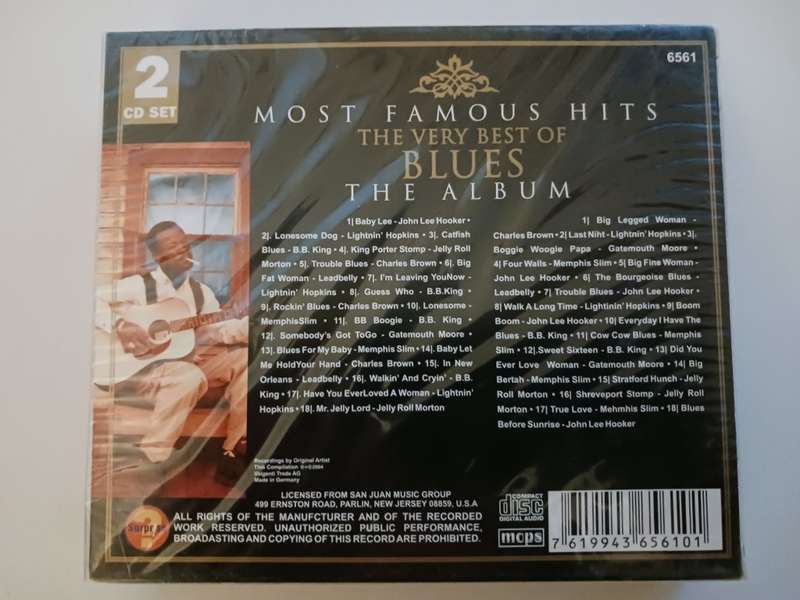 The very best of Blues - Most Famous Hits ( 2 x CD set sealed )