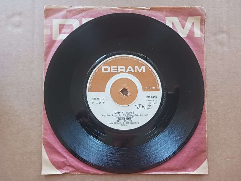Frijid Pink - The House of the Rising Sun / Driving Blues ( scarce 1970 SA released 7` single )