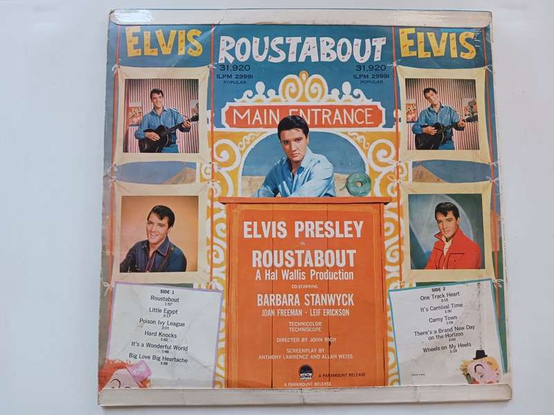 Elvis - Roustabout  ( scare SA released LP )