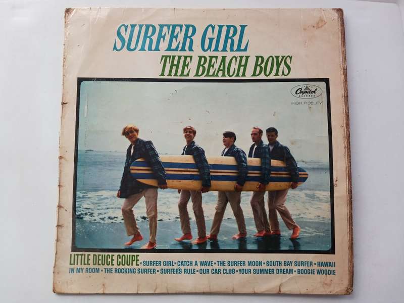 The Beach Boys  -  Surfer Girl  ( scarce 1963 SA released LP )