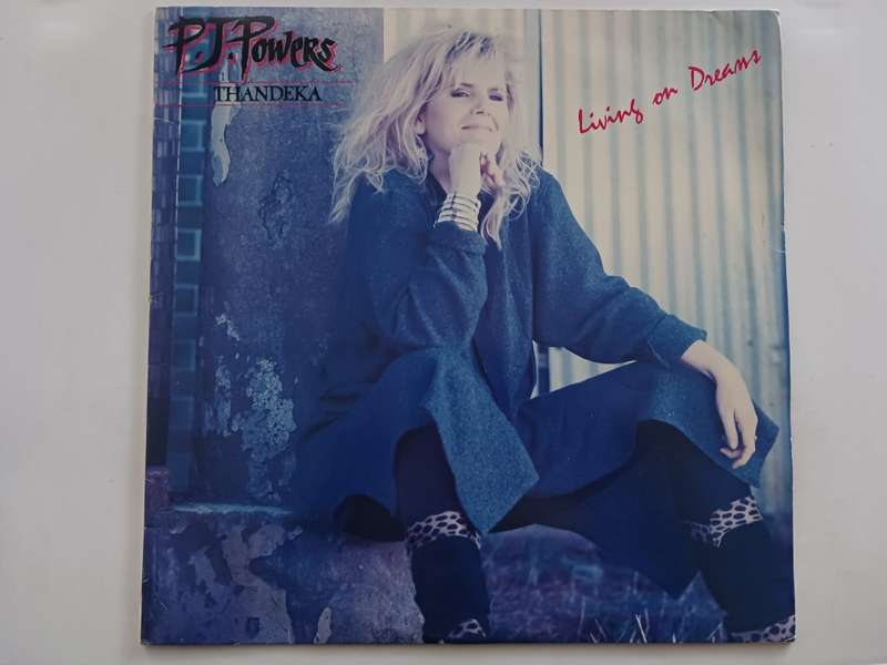 P.J. Powers - Living on Dreams  ( 1988 SA released LP NM )