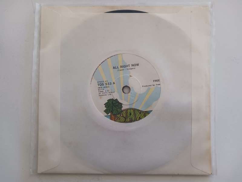 Free - All Right Now -  ( Scarce 1970 SA released 7` single )