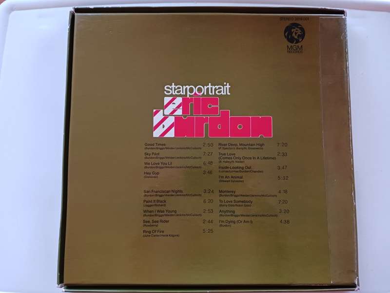 Eric Burdon - Starportrait ( 1971 2x vinyl,box set compilation LP )
