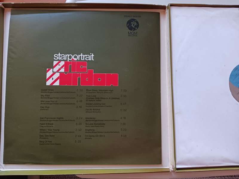 Eric Burdon - Starportrait ( 1971 2x vinyl,box set compilation LP )