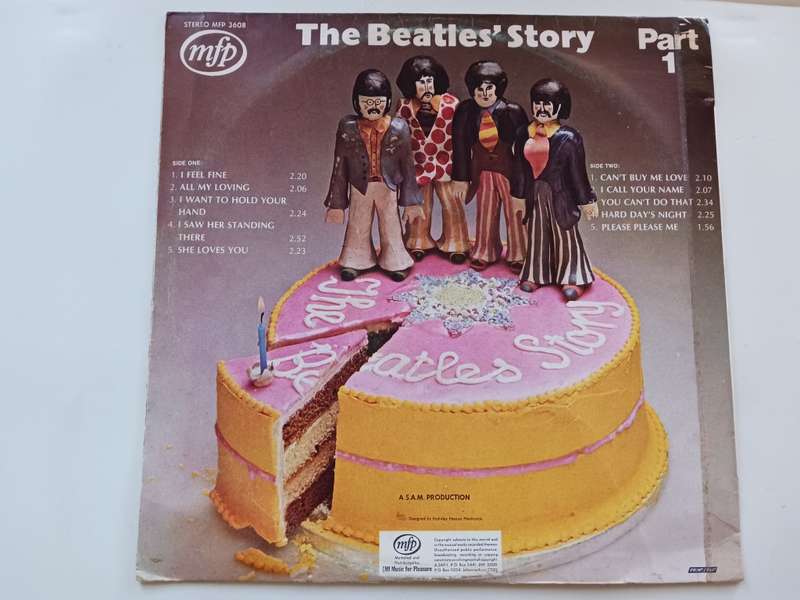 The Beatles - The Beatles` Story Part 1  ( scarce 1975 SA released LP )