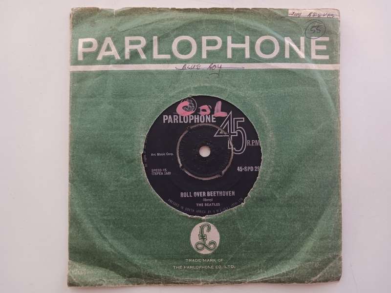 The Beatles - Roll Over Beethoven  ( scarce 1964 SA released 7`,single )