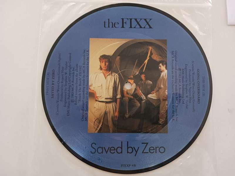 The Fixx - Saved by Zero  ( 1983 UK released 7`,picture Disc,single )