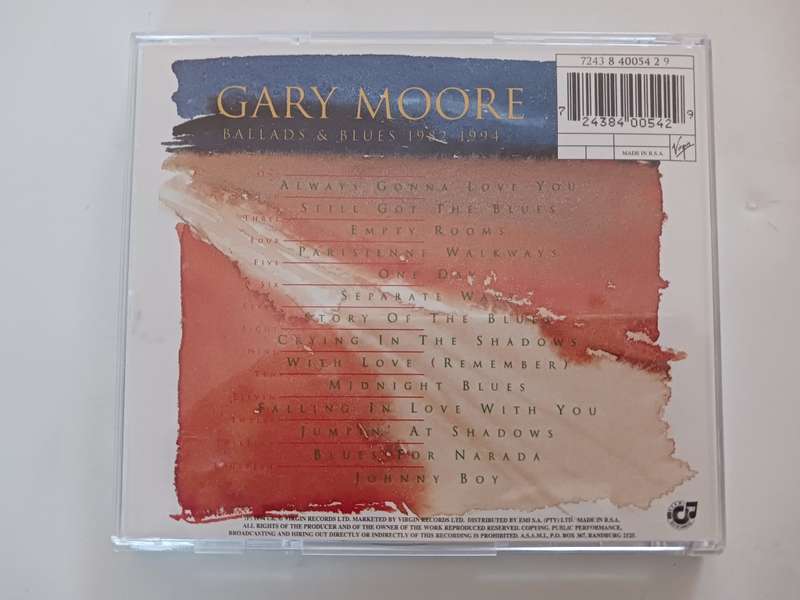 Gary Moore - 1982 Ballads and Blues 1994  ( 1994 SA released CD )