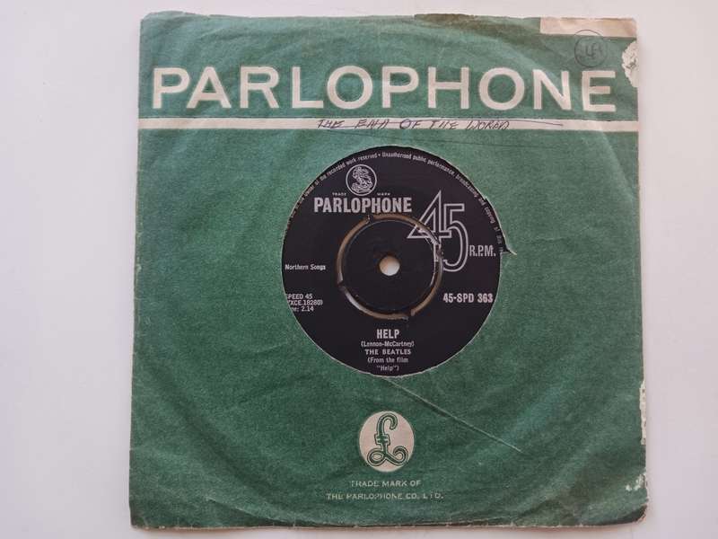 The Beatles - Help!  ( 1965 SA released 7` single )
