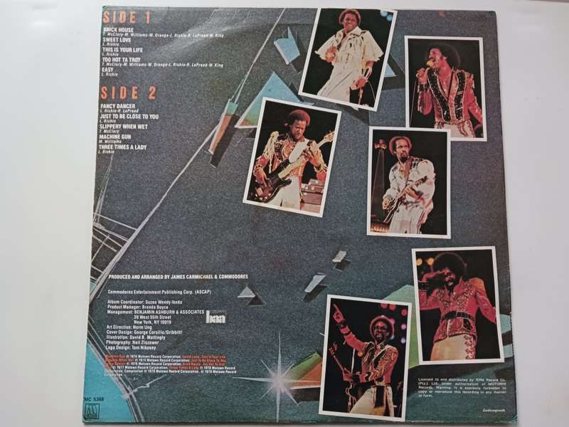 Commodores - Greatest Hits  ( Rare 1978 SA released LP NM / M-)