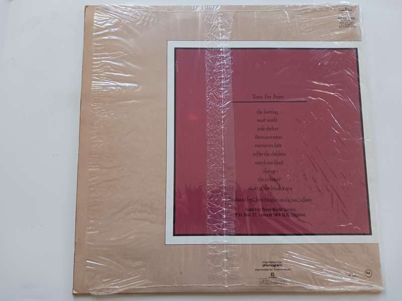 Tears For Fears - The Hurting  ( 1983 SA released LP )