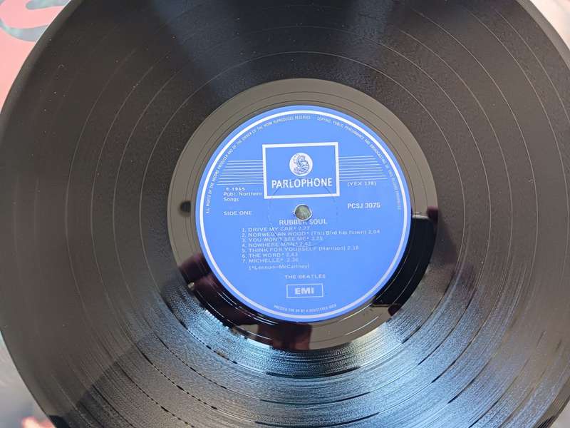 The Beatles - Rubber Soul  ( scares early 1970's SA reissue NM / M- LP )