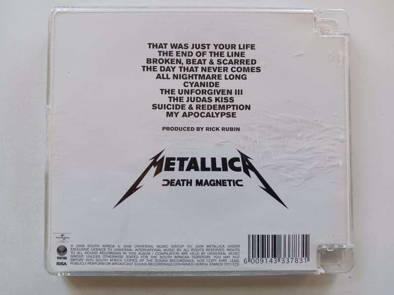 Metallica - Death Magnetic  ( 2008 SA released CD  )