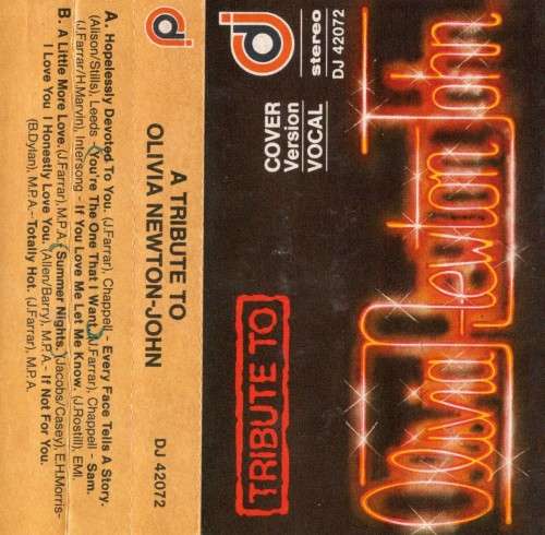 TRUBUTE TO OLIVIA NEWTON JOHN  - Audio Cassette