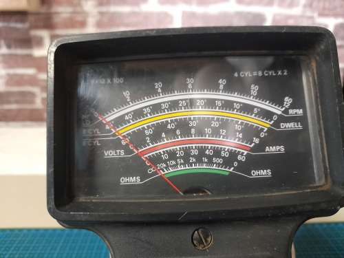 Vintage Tune-Up Analyzer in working condition
