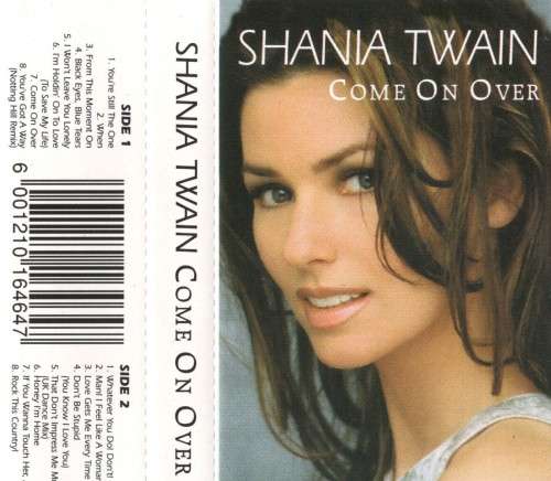 Shania Twain - Come on Over - Audio Cassette