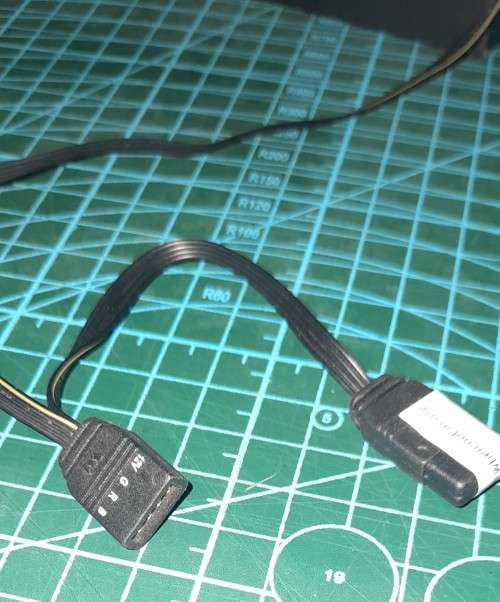Raidmax Thunder RGB RX-535AP Power Supply with all extra cables in working condition