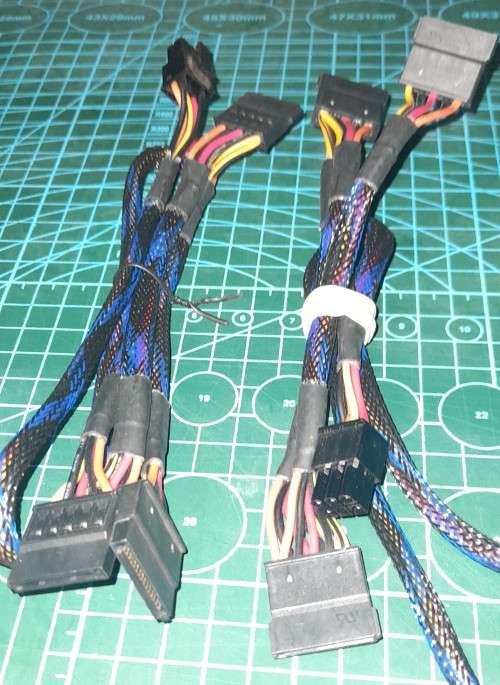Raidmax Thunder RGB RX-535AP Power Supply with all extra cables in working condition