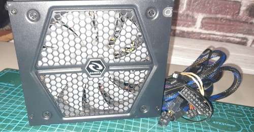 Raidmax Thunder RGB RX-535AP Power Supply with all extra cables in working condition