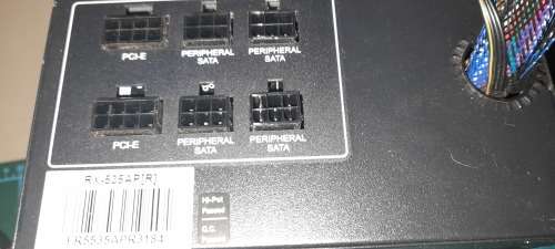 Raidmax Thunder RGB RX-535AP Power Supply with all extra cables in working condition