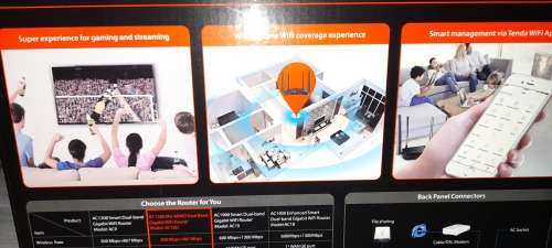 Boxed Tenda AC1200 Model: AC10U MU-MIMO Dual Band Gigabit WiFi - Gaming & 4K Streaming Router