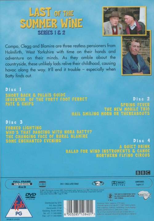 Last of The Summer Wine - Series 1 & 2 - BBC