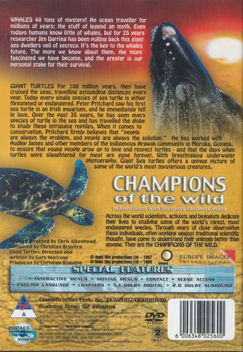 Champions of the Wild - Whales - DVD
