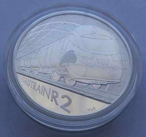 2012 PROOF SILVER R2 GAUTRAIN