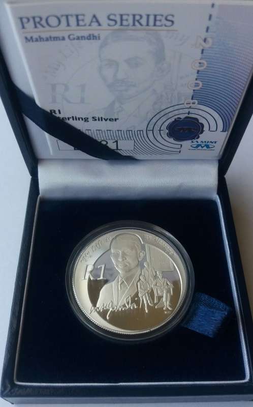2008 PROOF R1 PROTEA SERIES MAHATMA GANDHI
