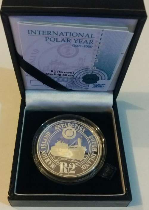 2008 PROOF SILVER R2 CROWN INTERNATIONAL  POLAR YEAR