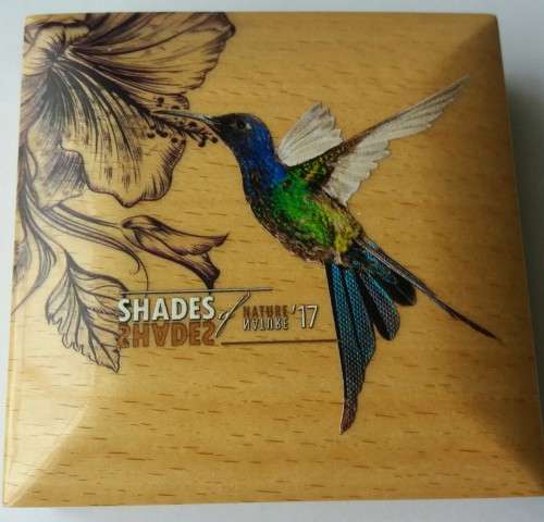 2017 PROOF SILVER  SHADES OF NATURE HUMMINGBIRD