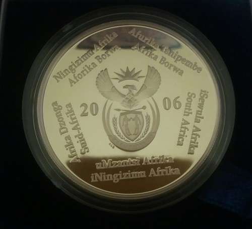 2006 PROOF SILVER R2 CROWN THE SECRETARY BIRD