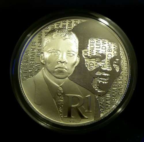2015 PROOF SILVER NELSON MANDELA LIFE OF A LEGEND R1