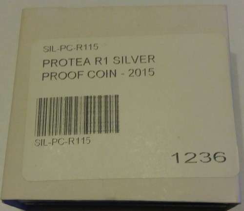2015 PROOF SILVER NELSON MANDELA LIFE OF A LEGEND R1