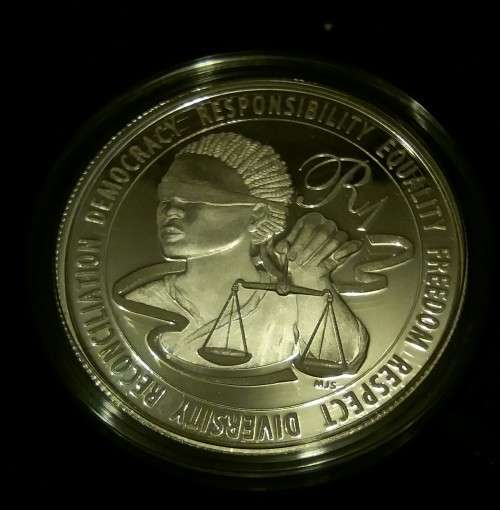 2016 PROOF SILVER NELSON MANDELA LIFE OF A LEGEND R1