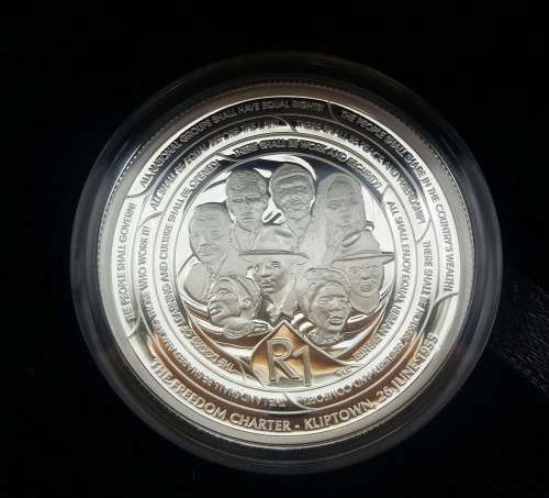 2017 PROOF SILVER MANDELA LIFE OF A LEGEND R1